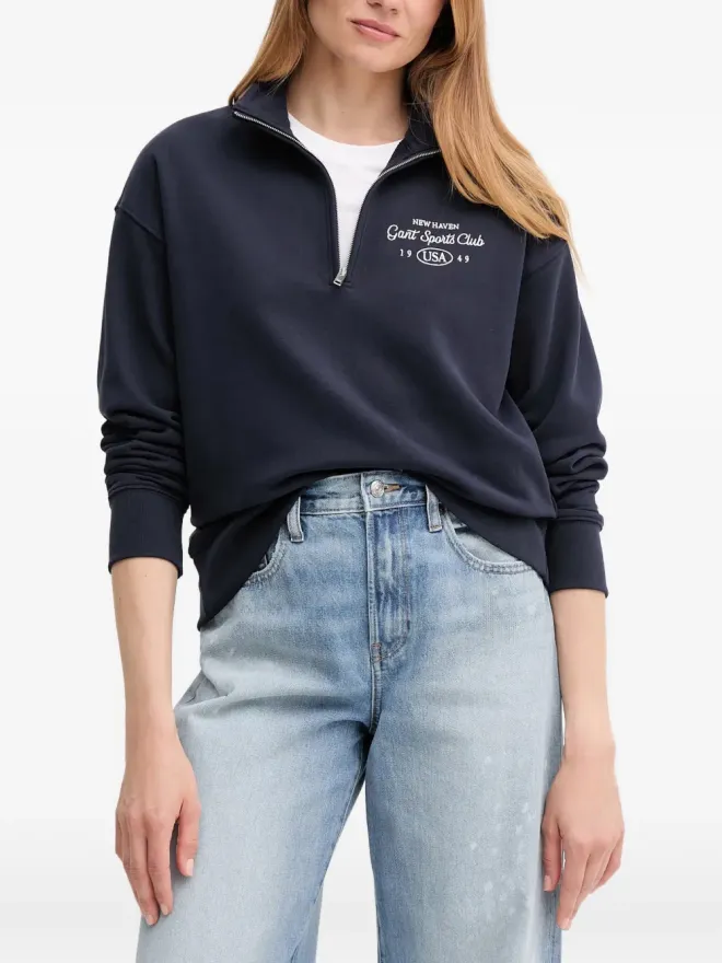 Gant Gant 半ジップ刺繍スウェットシャツの商品画像