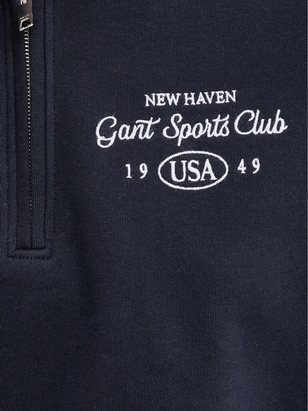 Gant 半ジップ刺繍スウェットシャツ - 画像5