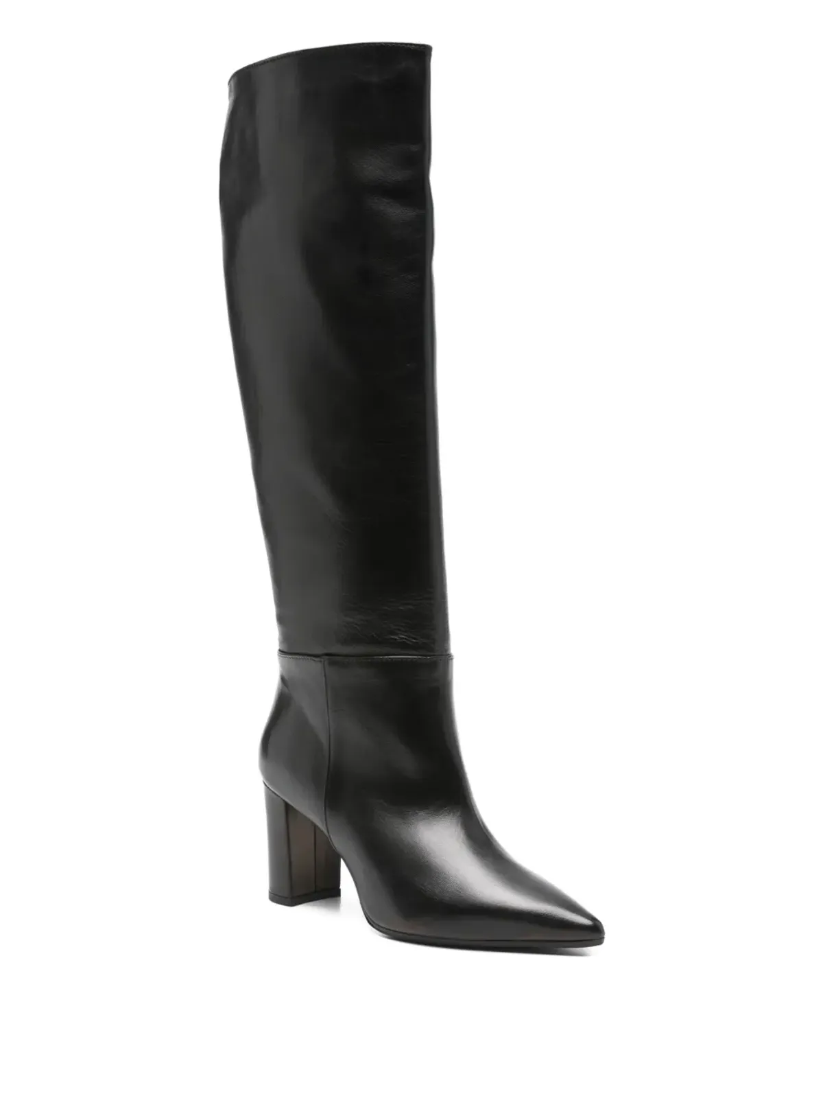 Thea Mika 80mm leather block-heel boots - Black - 画像2