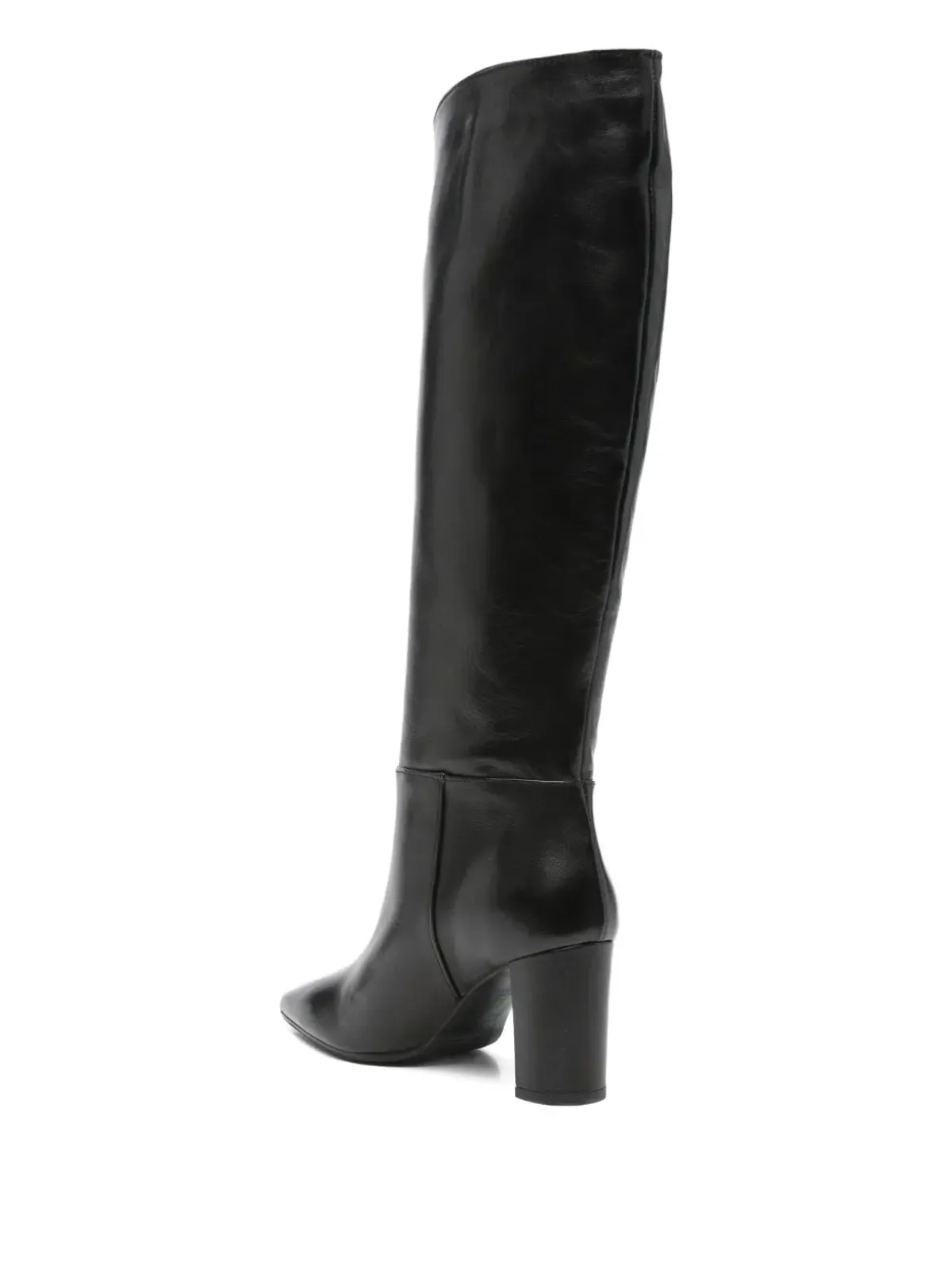 Thea Mika 80mm leather block-heel boots - Black - 画像3