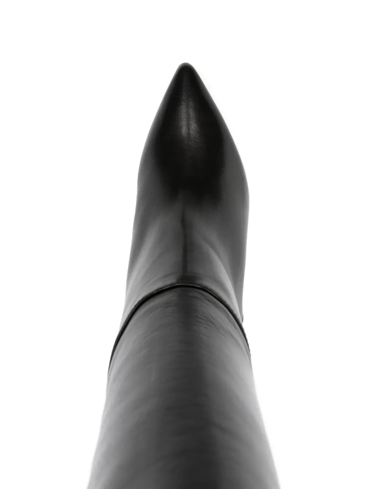 Thea Mika 80mm leather block-heel boots - Black - 画像4