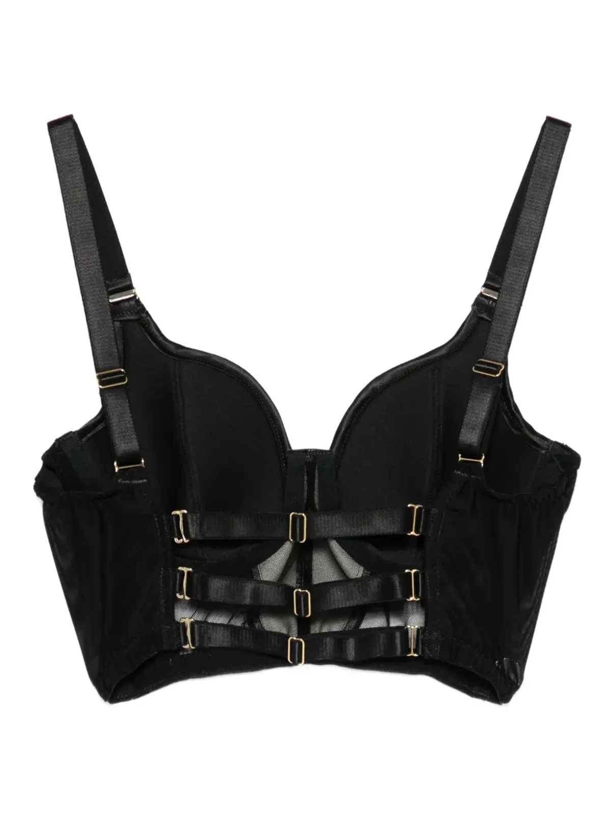 Something Wicked Mia balconette wired bra - Black - 画像2
