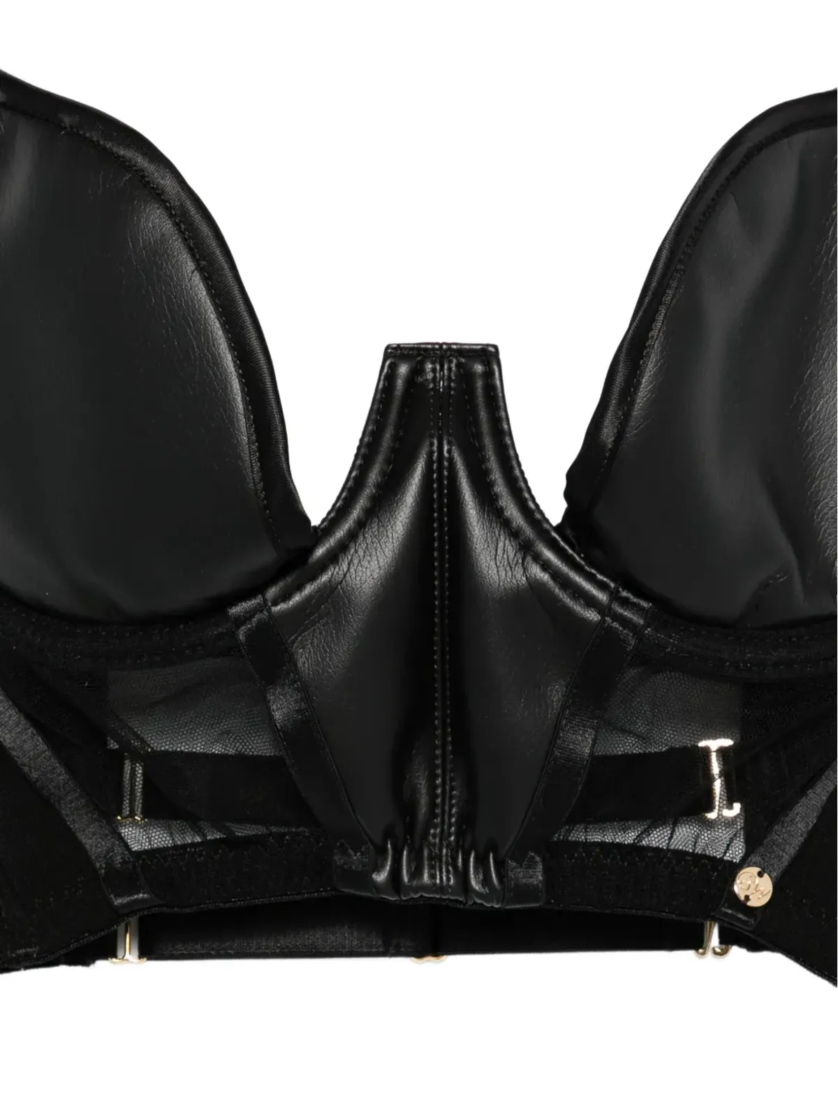 Something Wicked Mia balconette wired bra - Black - 画像3