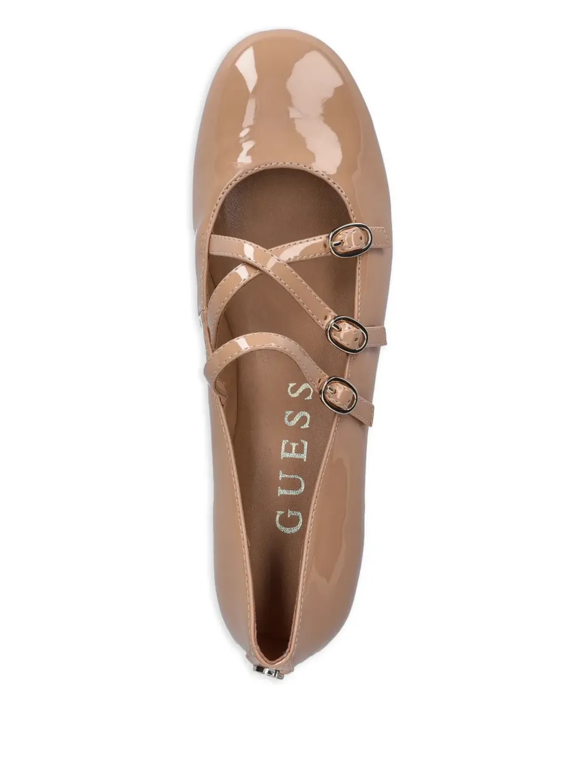 GUESS USA ストラップバックル バレエフラット - 画像3