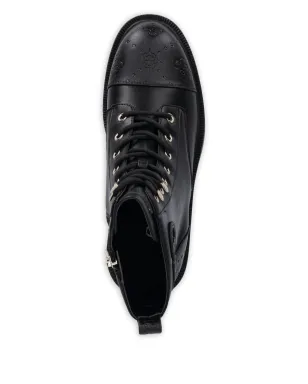 GUESS USA ロゴ入りレースアップブーツ - サムネイル4