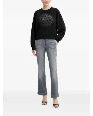 GUESS USA ロゴ入りスパンコール装飾スウェット - サムネイル2