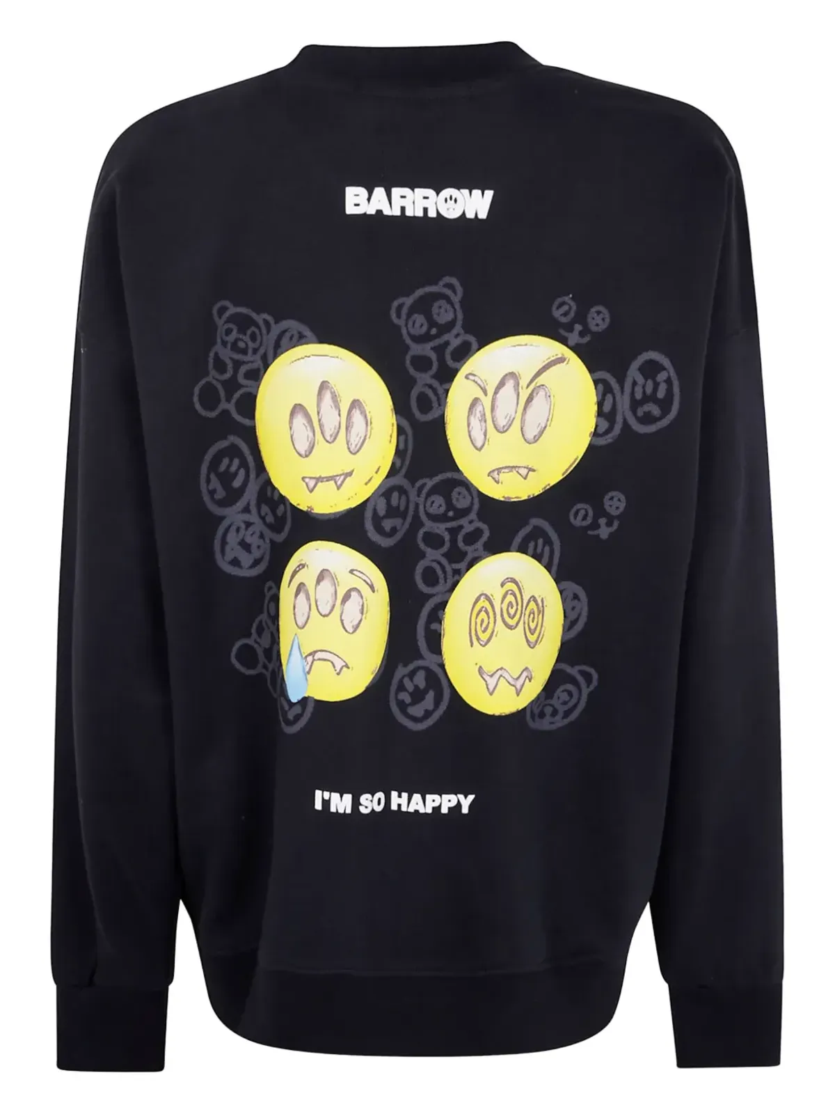 BARROW 絵文字プリント スウェットシャツ - 画像2