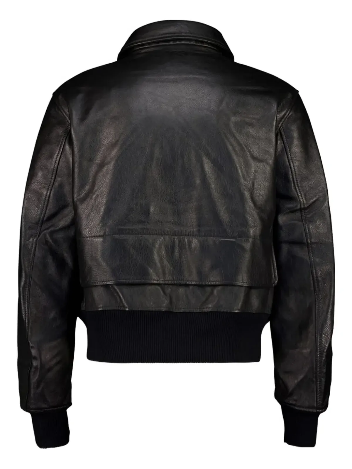 Y-3 ジップフロント レザー ジャケット - 画像2
