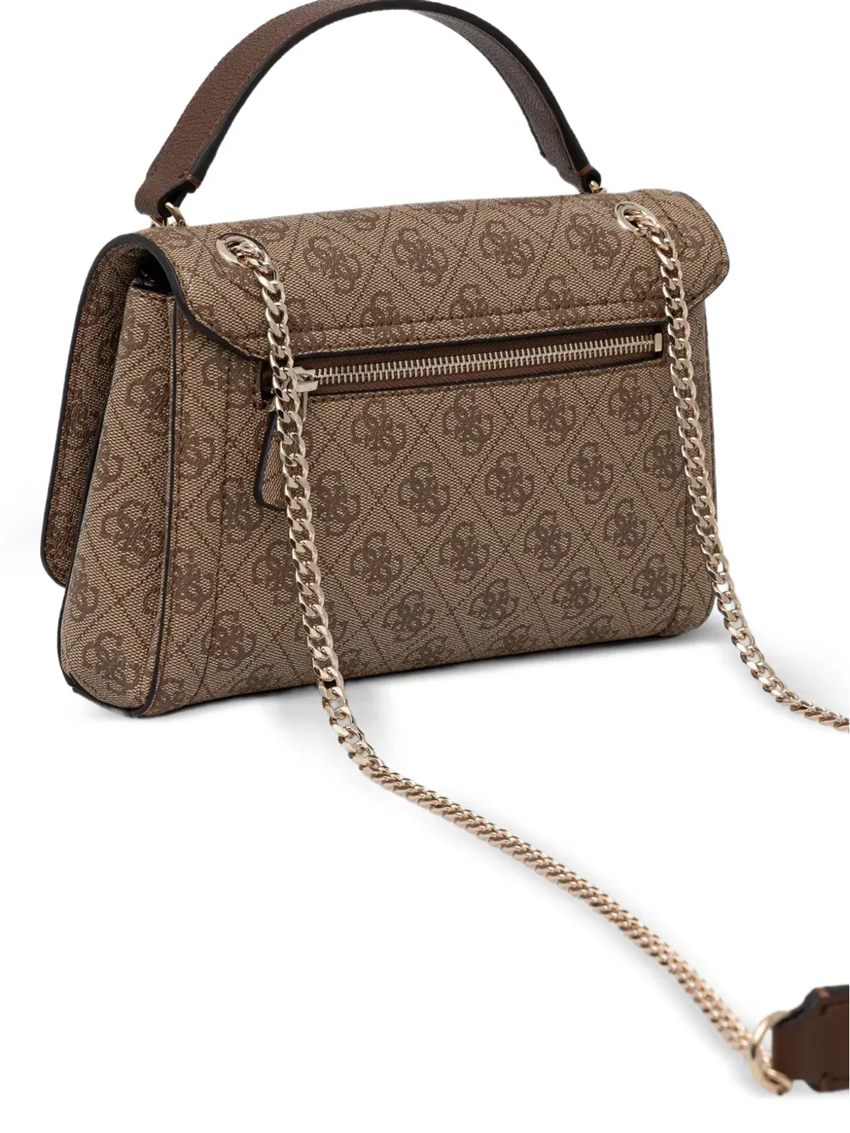 GUESS USA モノグラムチェーン サッチェル - 画像3
