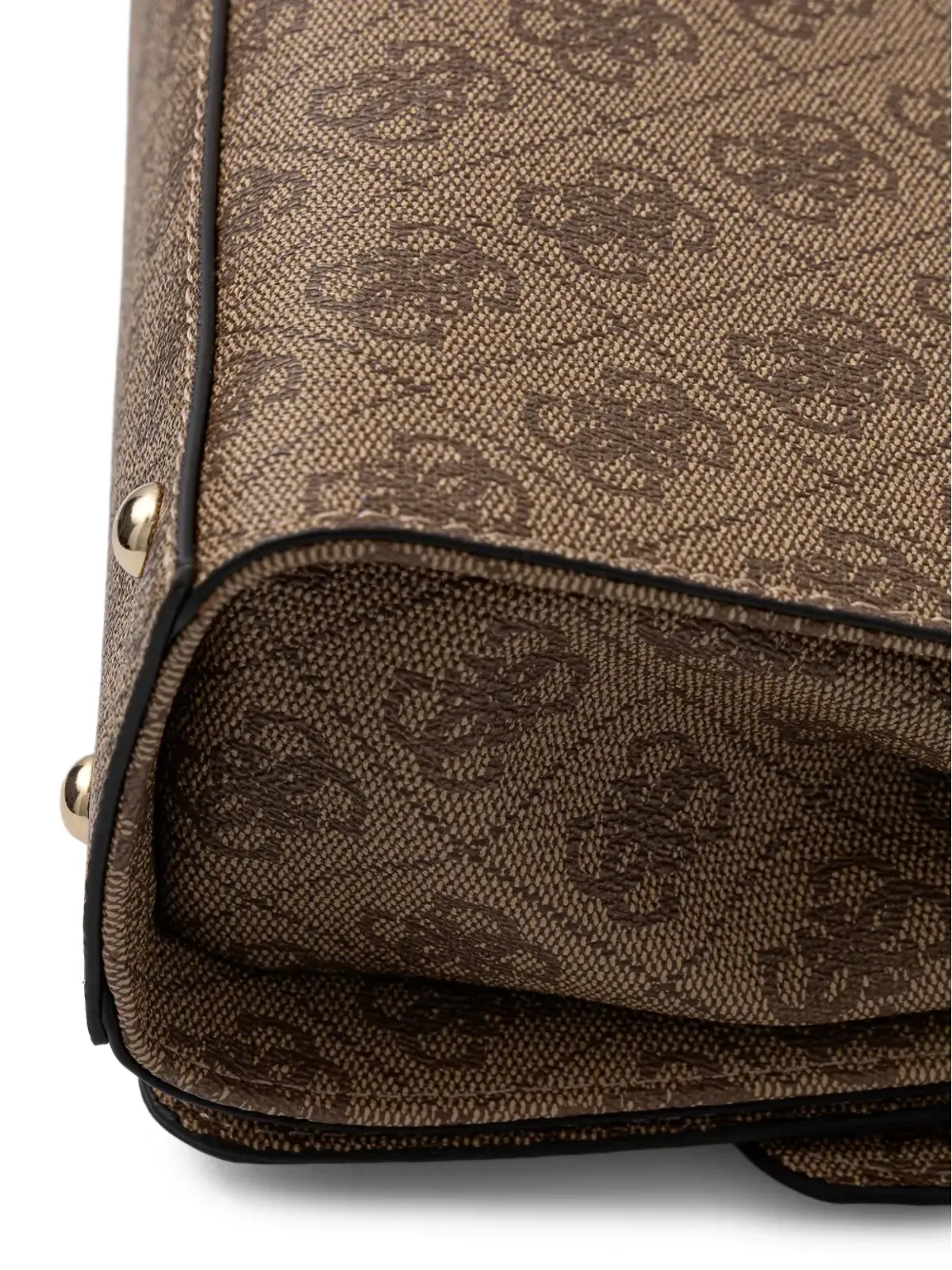 GUESS USA モノグラム柄チェーンサッチェルバッグ - 画像4