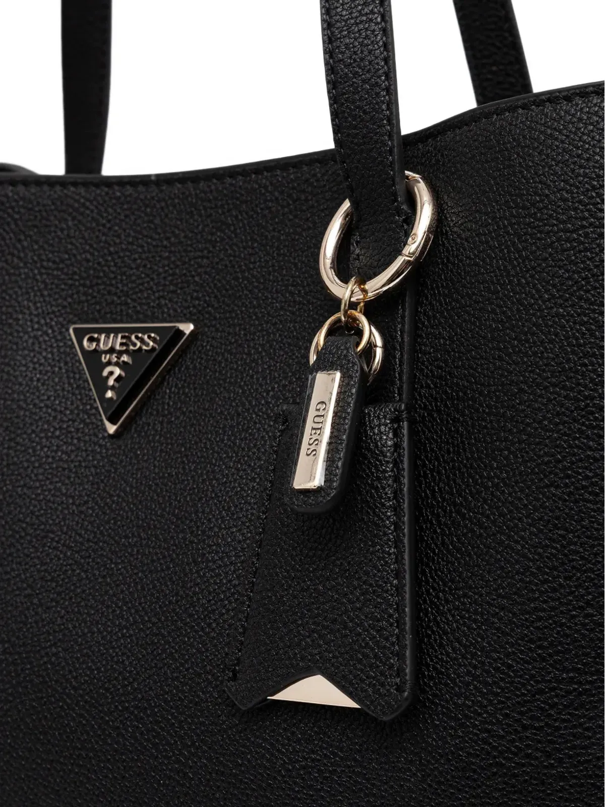 GUESS USA ロゴチャーム トートバッグ - 画像4