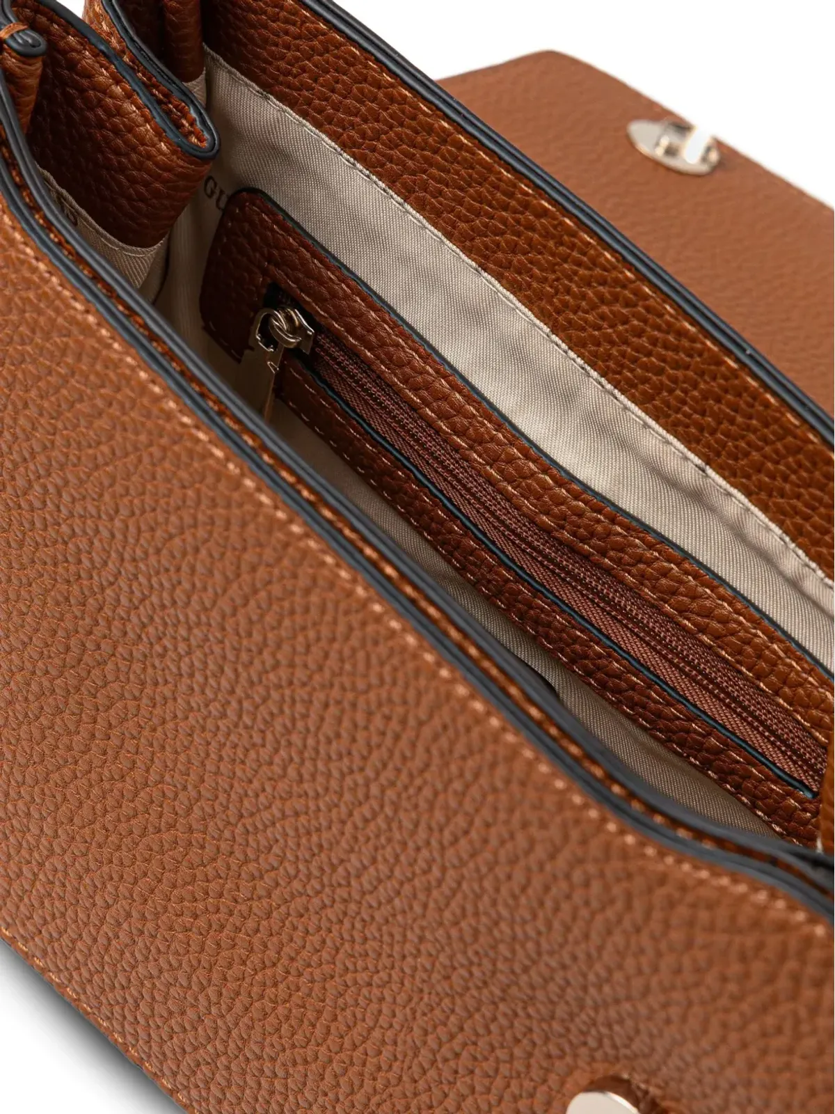 GUESS USA Calista chain-strap crossbody bag - Brown - 画像5