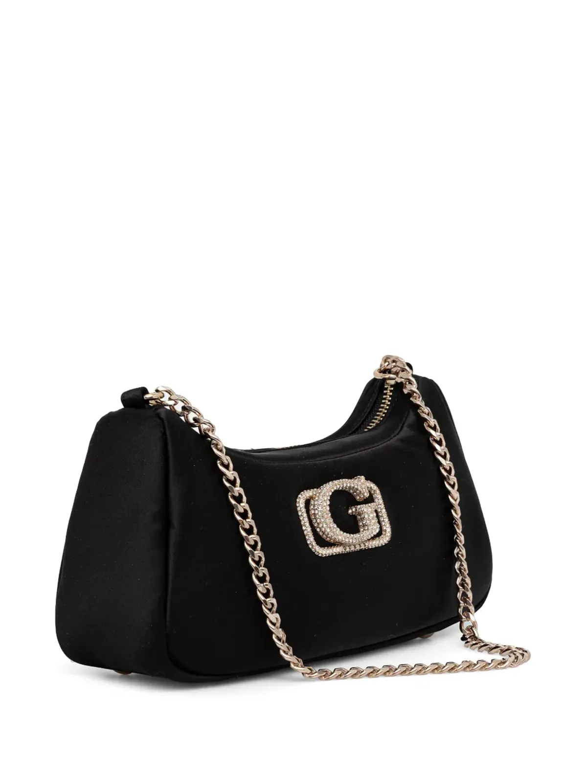 GUESS USA ロゴチェーン トートバッグ - ブラック - 画像2
