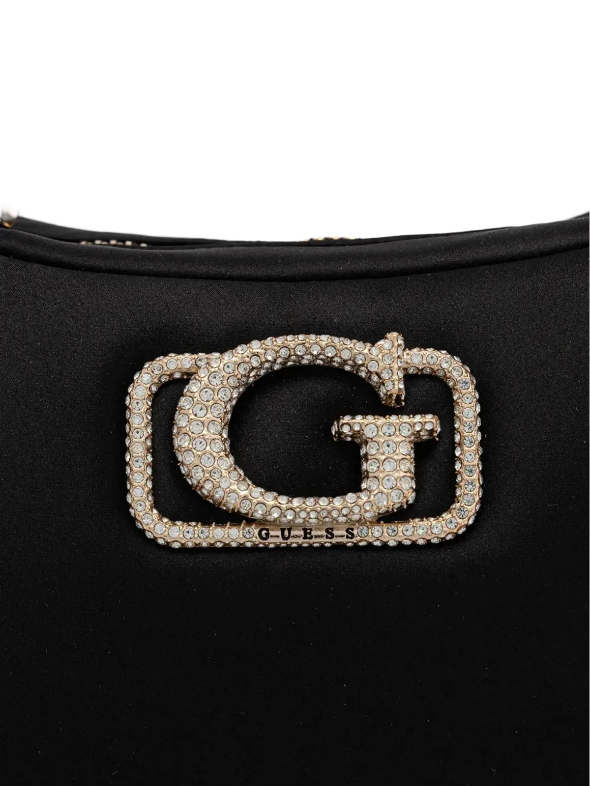 GUESS USA ロゴチェーン トートバッグ - ブラック - 画像4