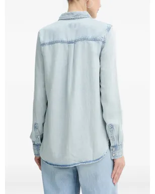 GUESS USA ポケットボタン付きトップス - Blue - サムネイル3