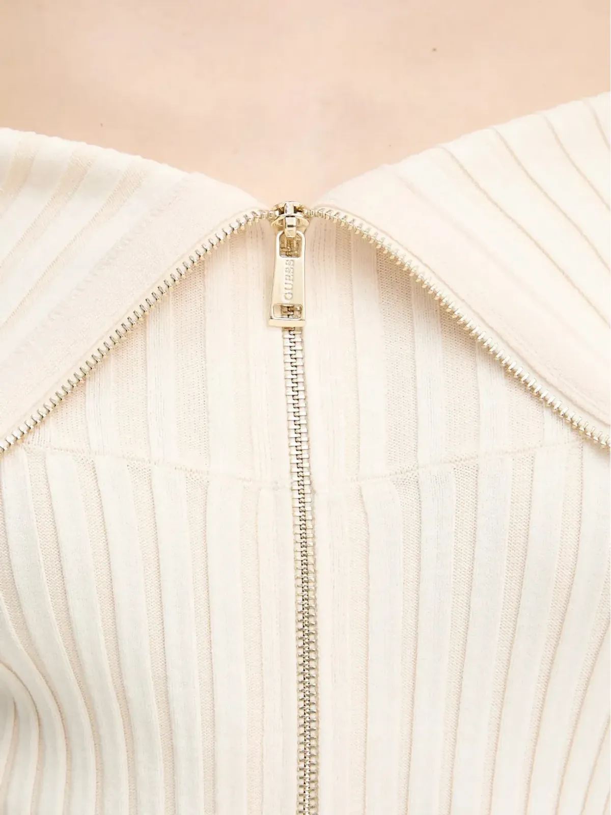 GUESS USA オフショルダージップミニドレス - 画像5