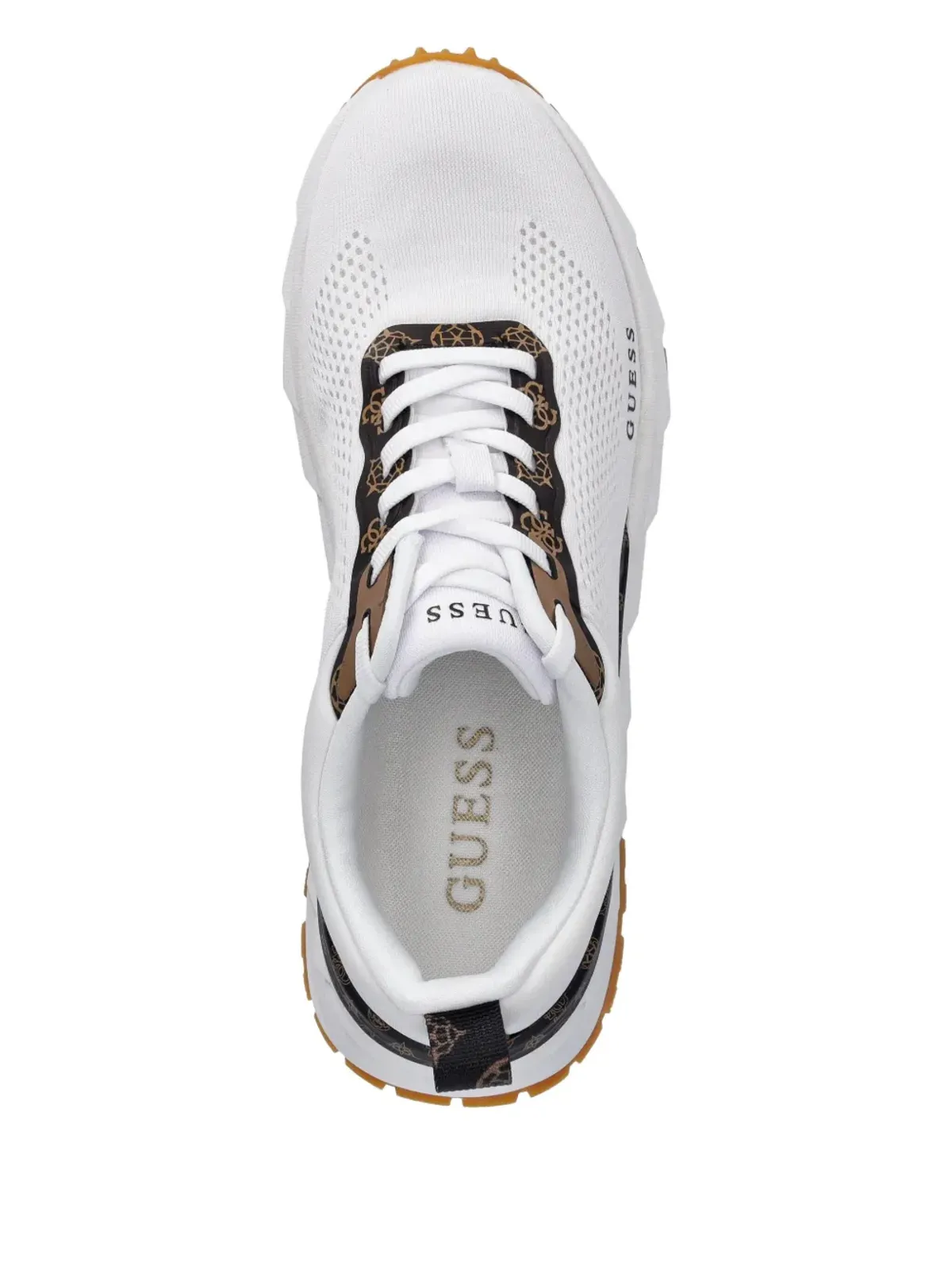 GUESS USA ロゴディテール メッシュスニーカー - 画像4