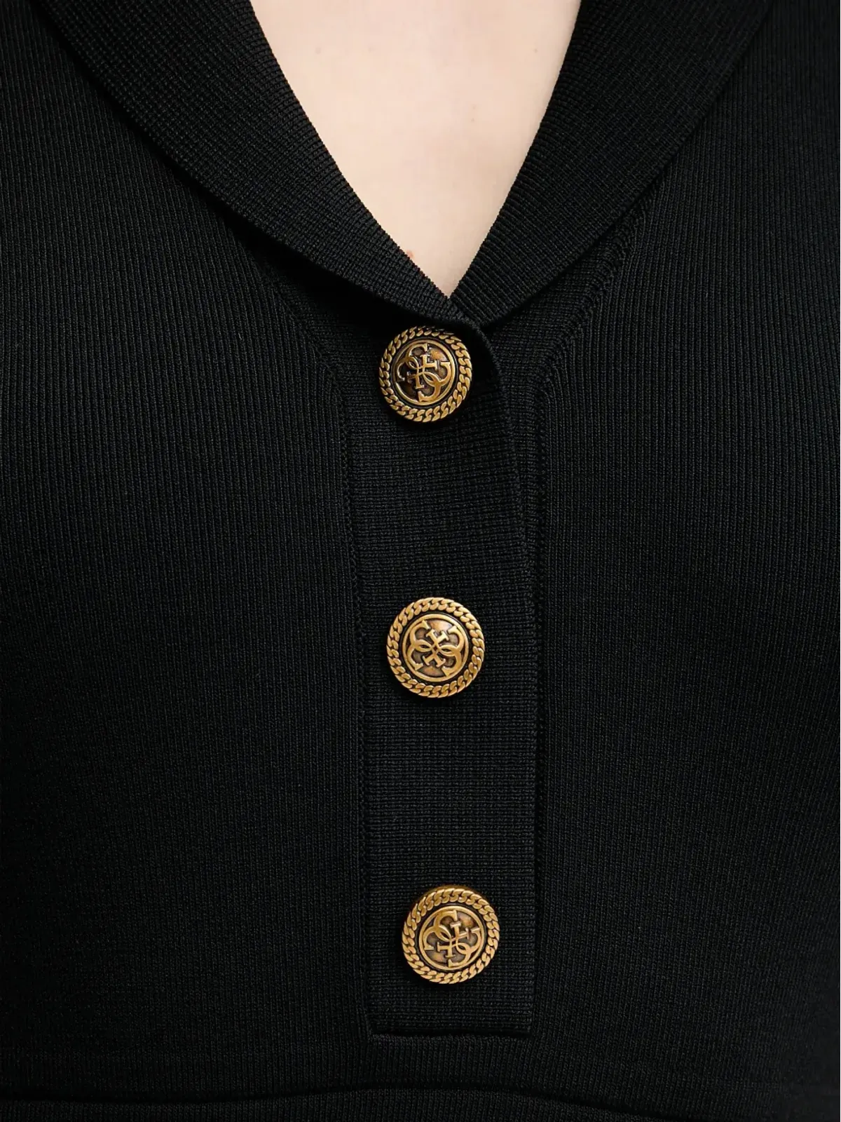 GUESS USA ニットベルト付きミニドレス - 画像5