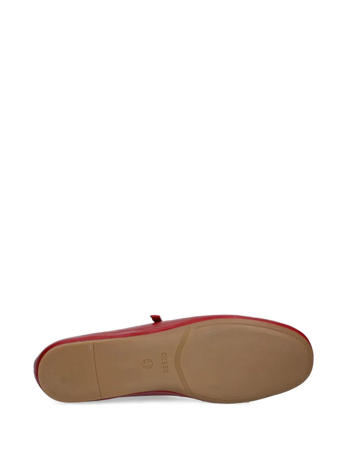 GUESS USA Kalida バックルストラップ バレエフラット - Red - 画像5