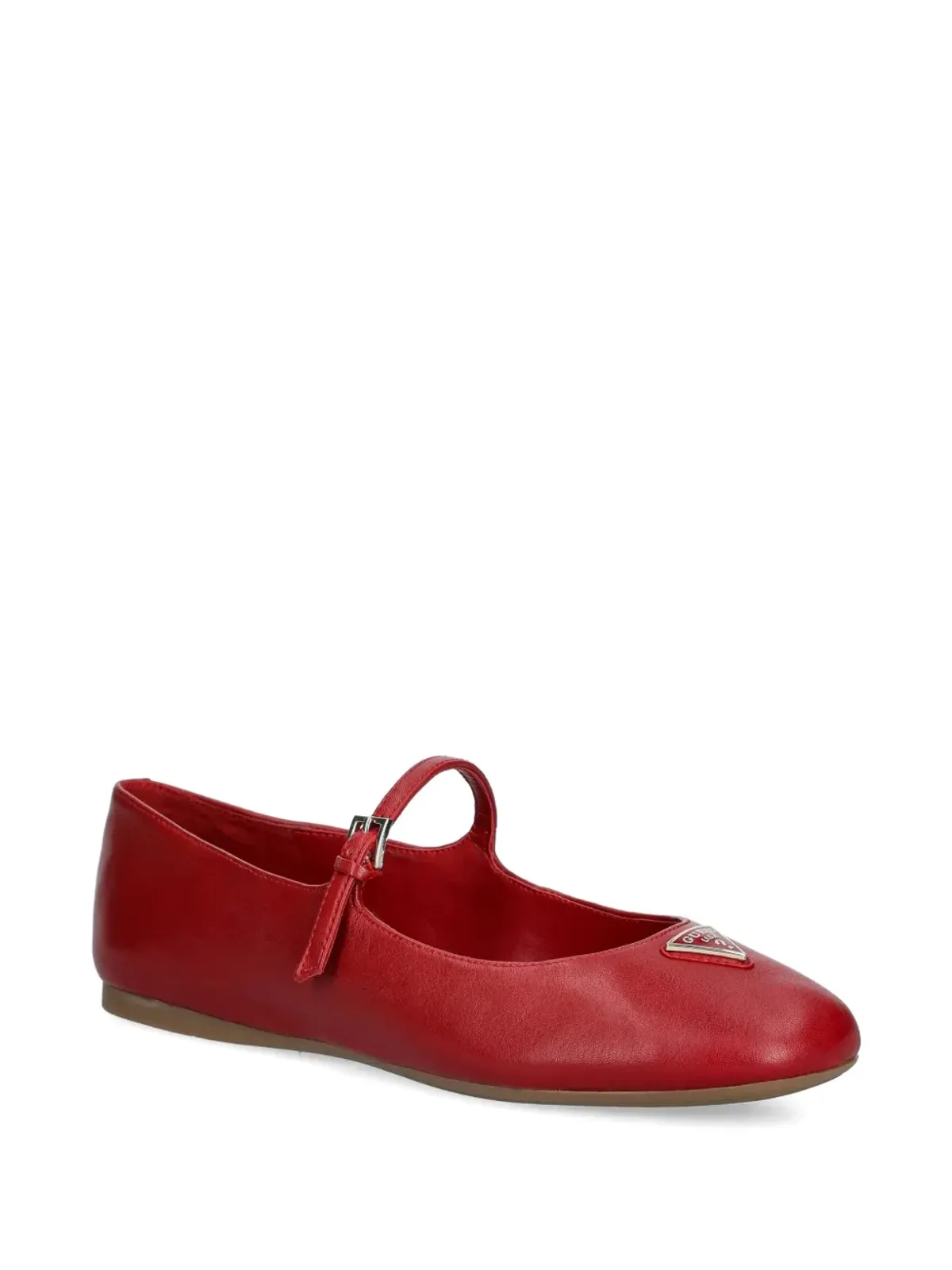 GUESS USA Kalida バックルストラップ バレエフラット - Red - 画像2