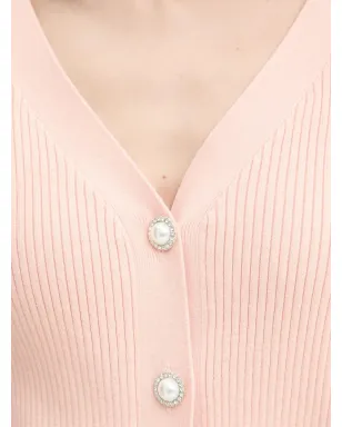 GUESS USA パールボタン長袖カーディガン - サムネイル5