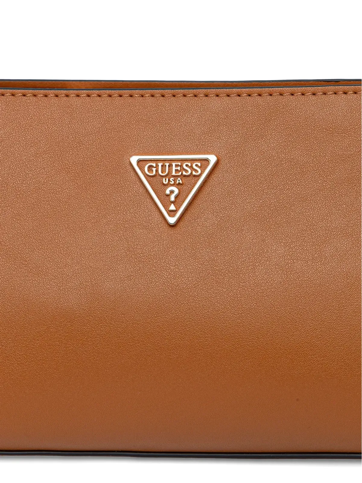 GUESS USA ロゴプレート付きサッチェル - 画像4