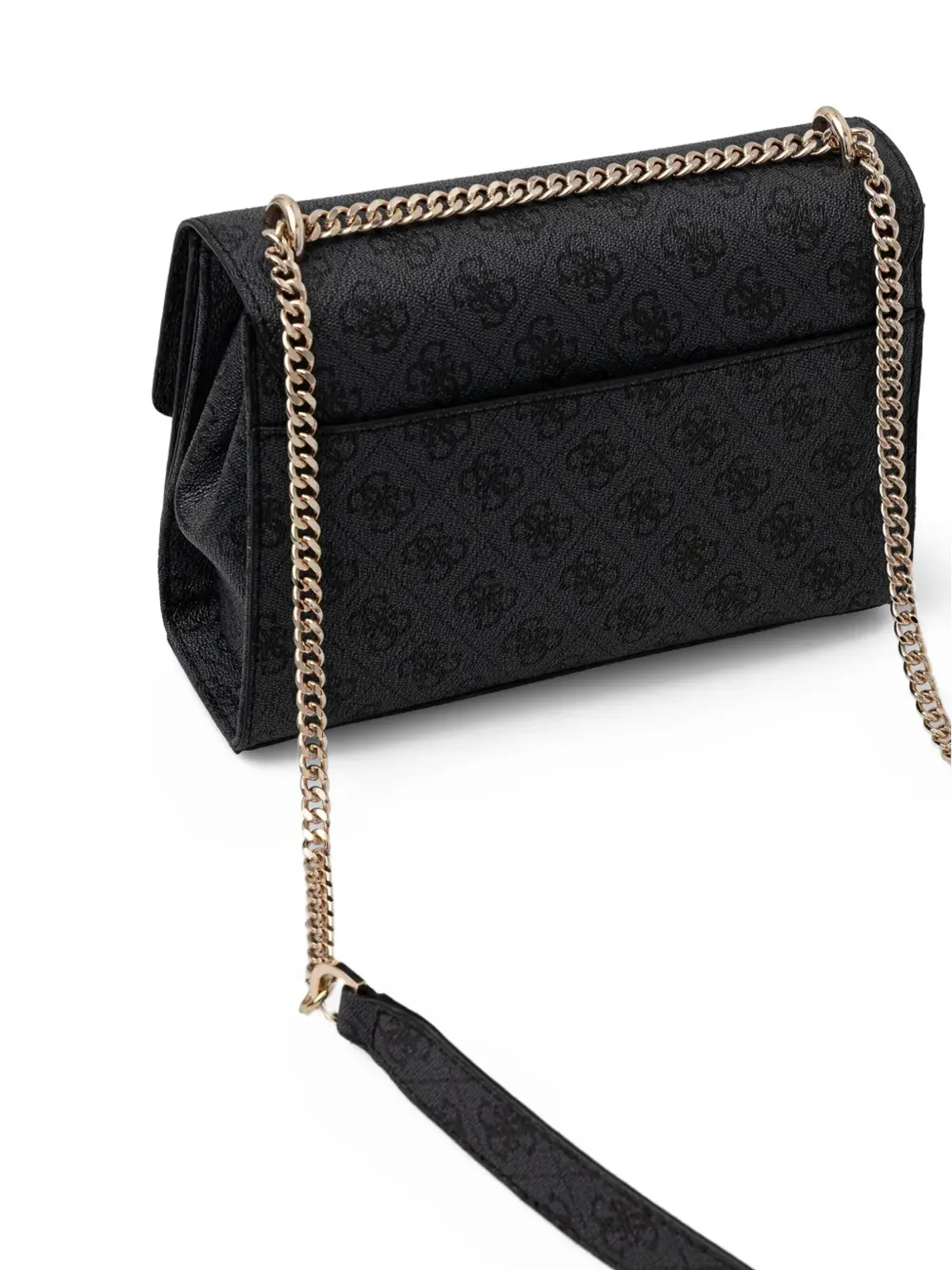 GUESS USA ロゴプレート チェーンストラップ サッチェルバッグ - 画像3