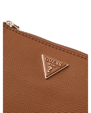 GUESS USA 三角ロゴ クロスボディバッグ ブラウン - サムネイル4