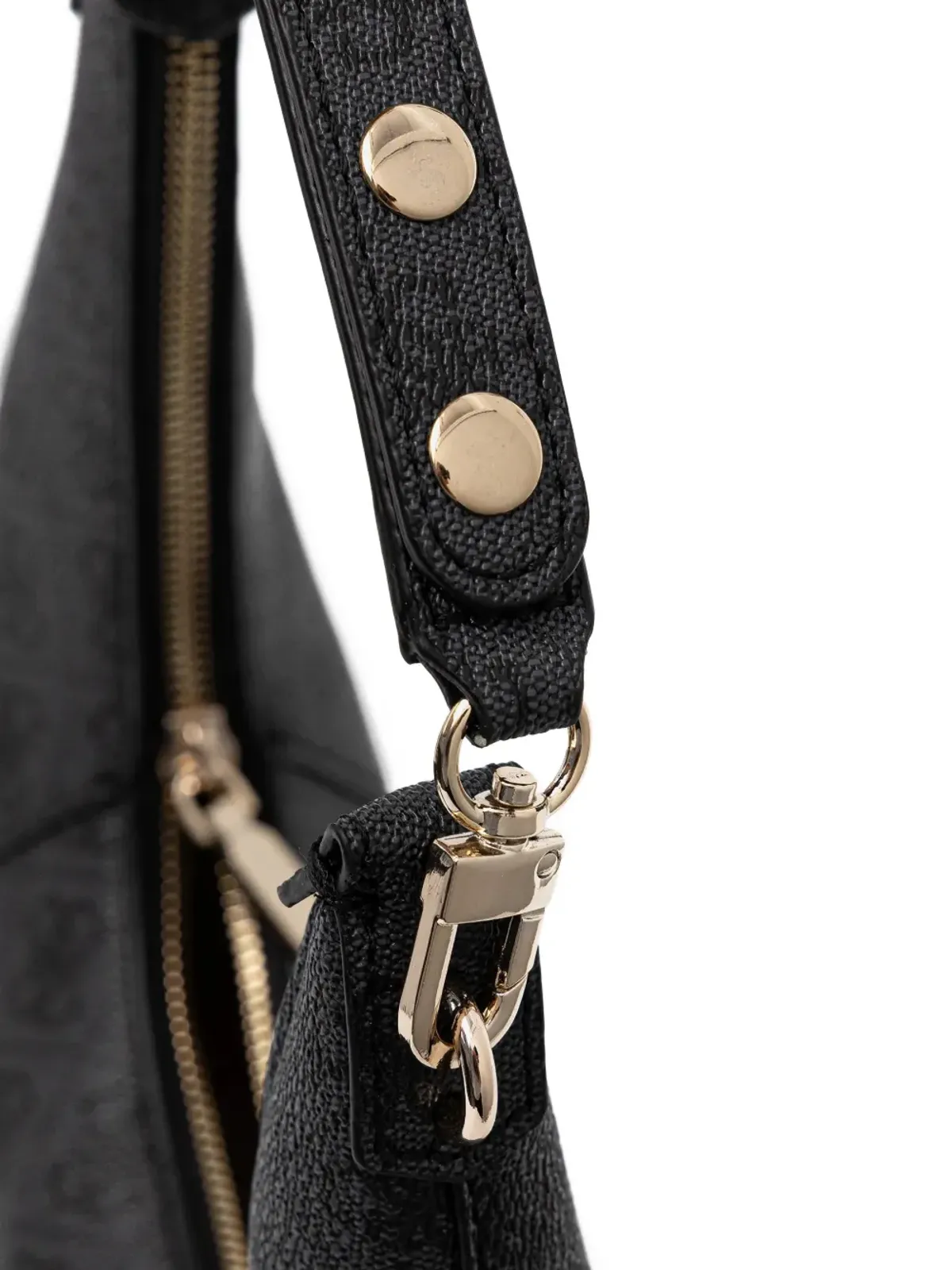 GUESS USA モノグラム ZIP トートバッグ - ブラック - 画像5