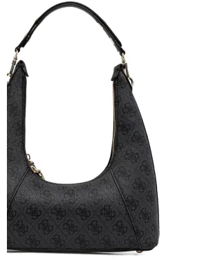 GUESS USA モノグラム ZIP トートバッグ - ブラック - サムネイル3