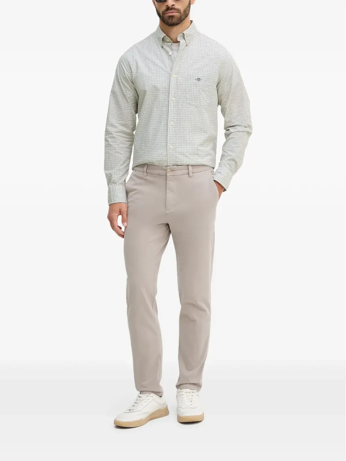 Gant チェック柄オックスフォードシャツ - 画像2
