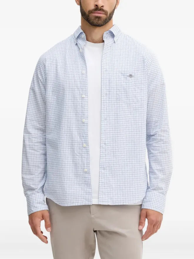 Gant Gant checked patch-pocket shirt - Whiteの商品画像