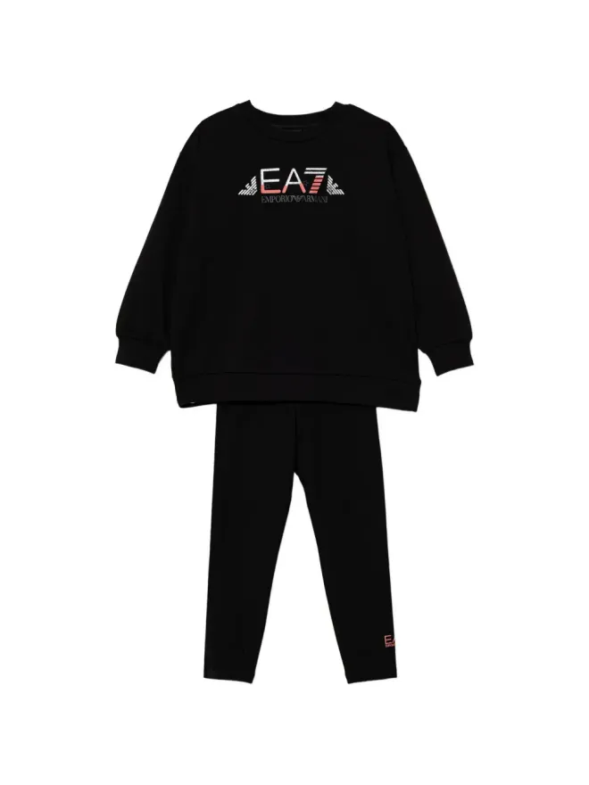 Emporio Armani Kids Emporio Armani Kids プリントレギンスセット ブラックの商品画像