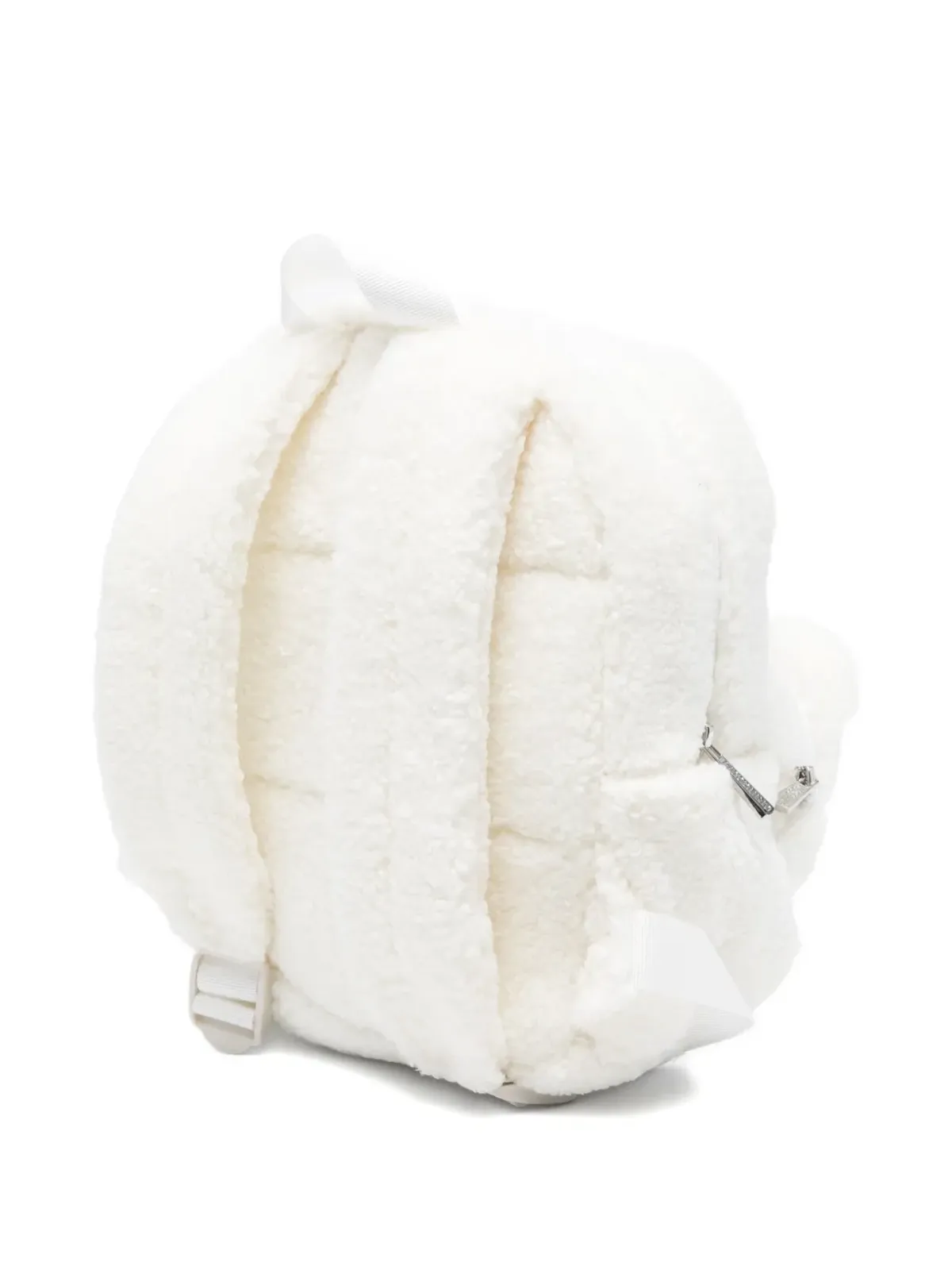 Moschino Kids Teddy Bear-embroidered backpack - White - 画像2