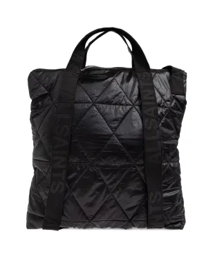 AllSaints Kei キルテッドバックパック - ブラック - サムネイル3