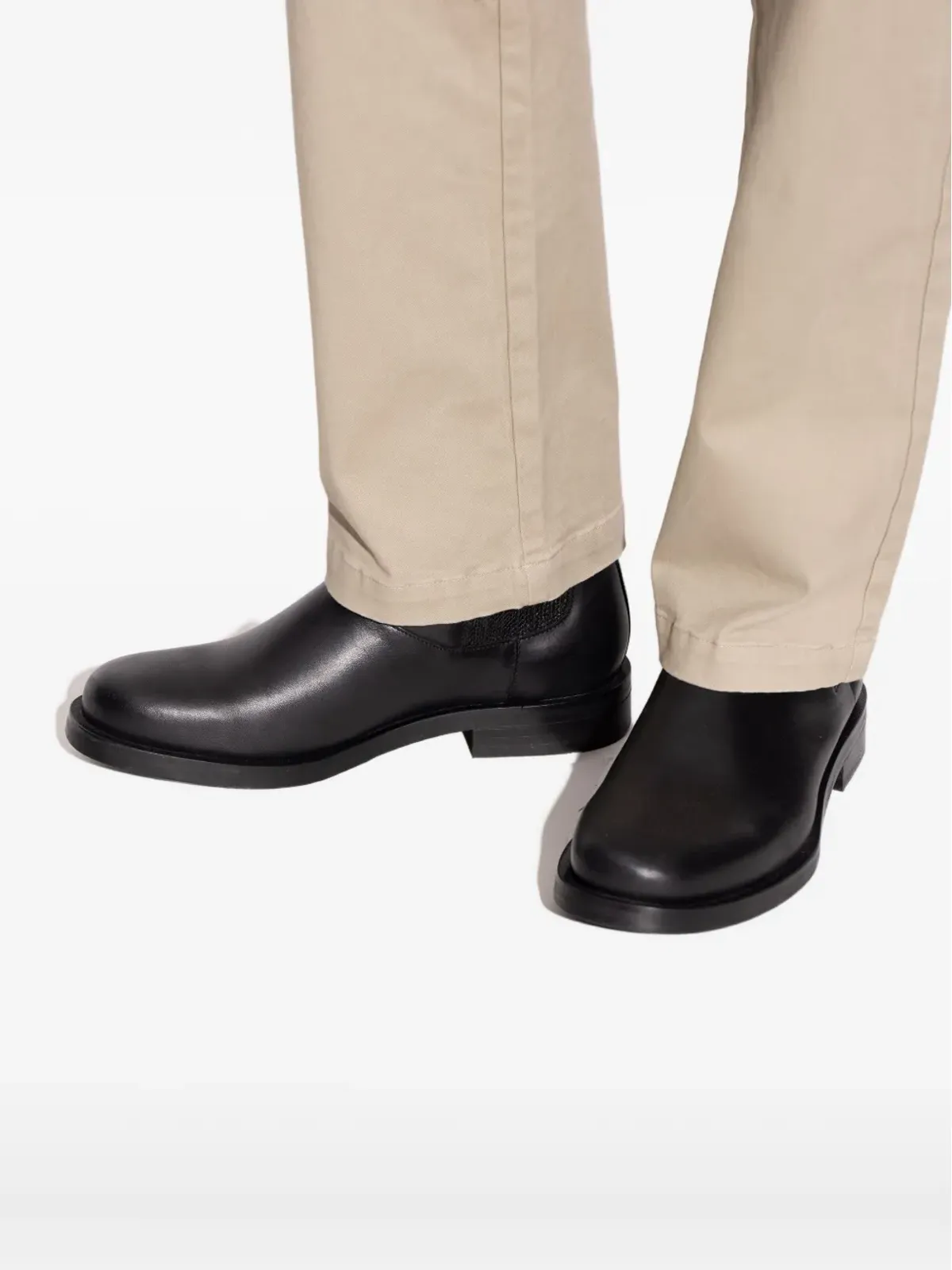 AllSaints エラスティックパネル レザーブーツ - 画像5