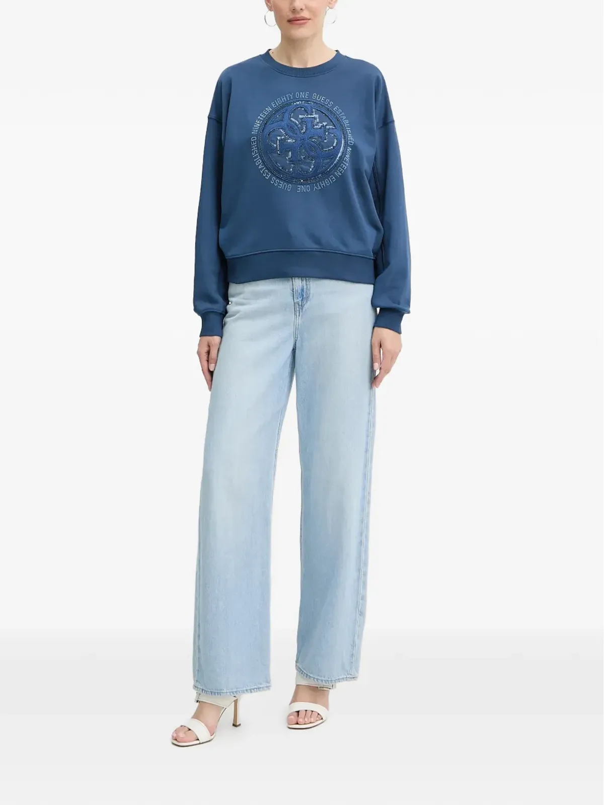 GUESS USA ロゴプリントスウェット - 画像2