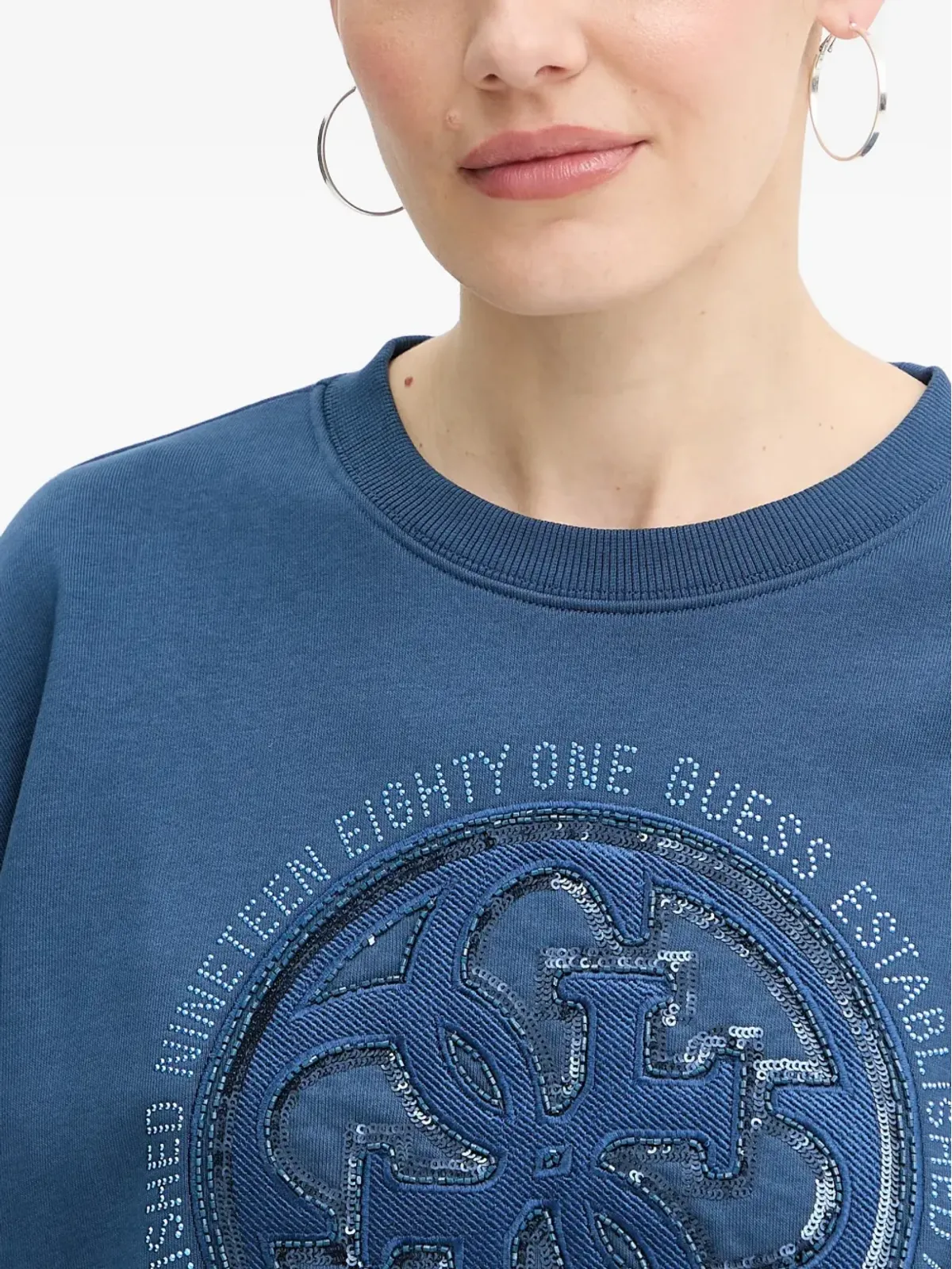 GUESS USA ロゴプリントスウェット - 画像4
