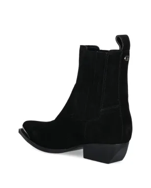 GUESS USA 35mm metal toe boots - Black - サムネイル4