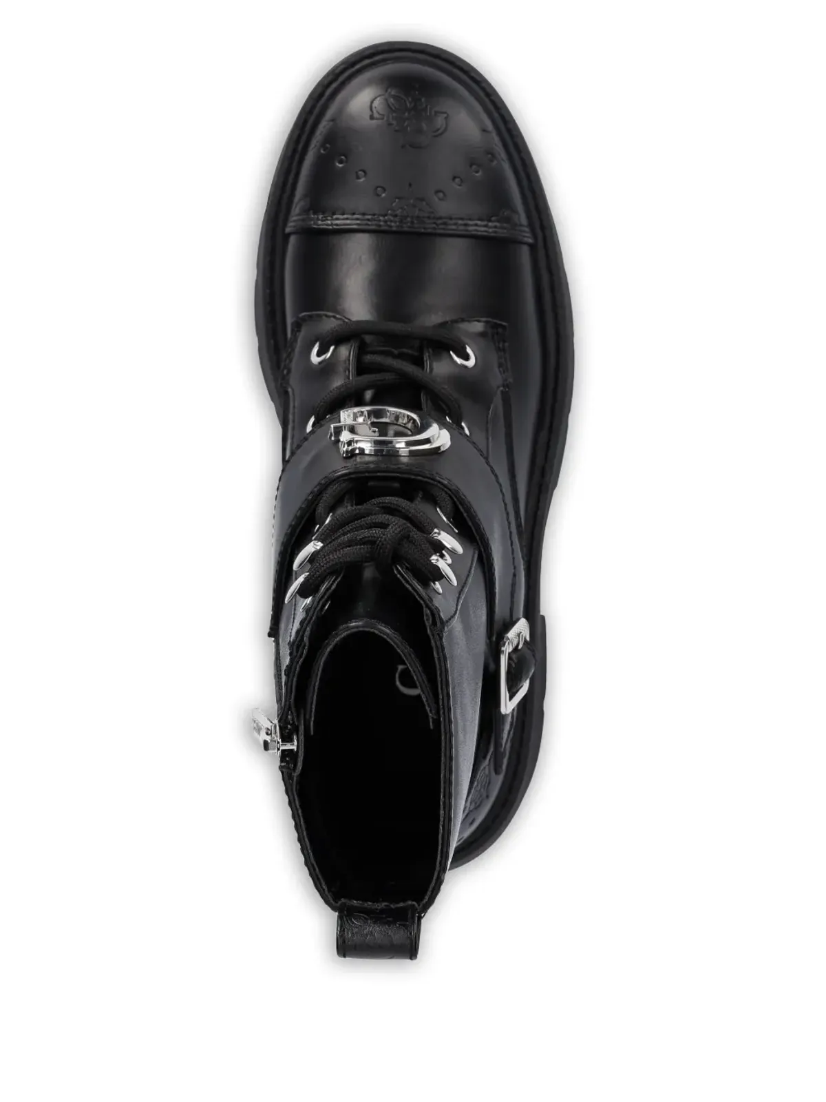 GUESS USA バックル装飾 コンバットブーツ - 画像4