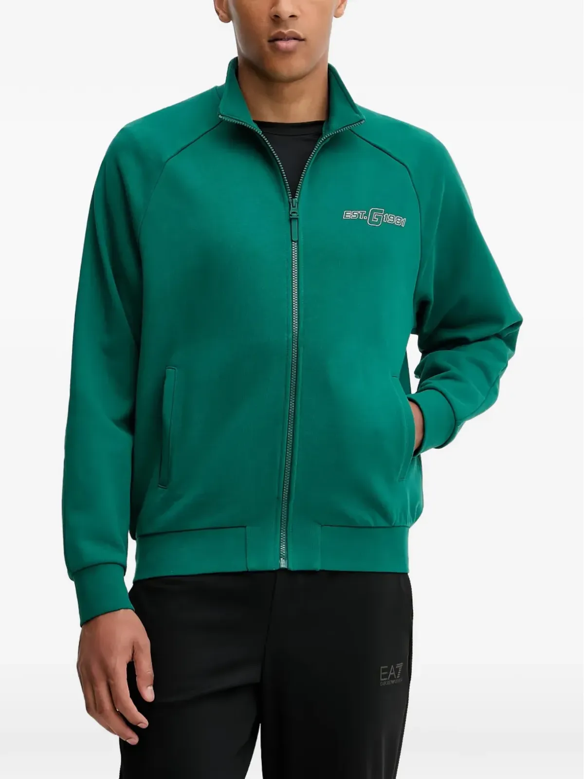 GUESS USA ジップアップモックネックセーター - 画像1