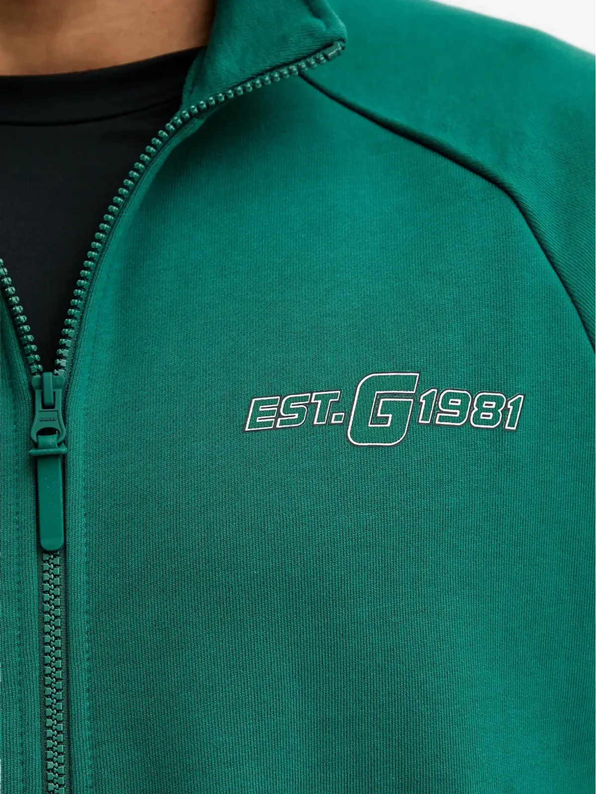 GUESS USA ジップアップモックネックセーター - 画像5