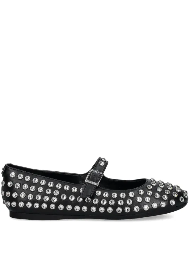 GUESS USA GUESS USA スタッズ付きバックル バレエフラットの商品画像
