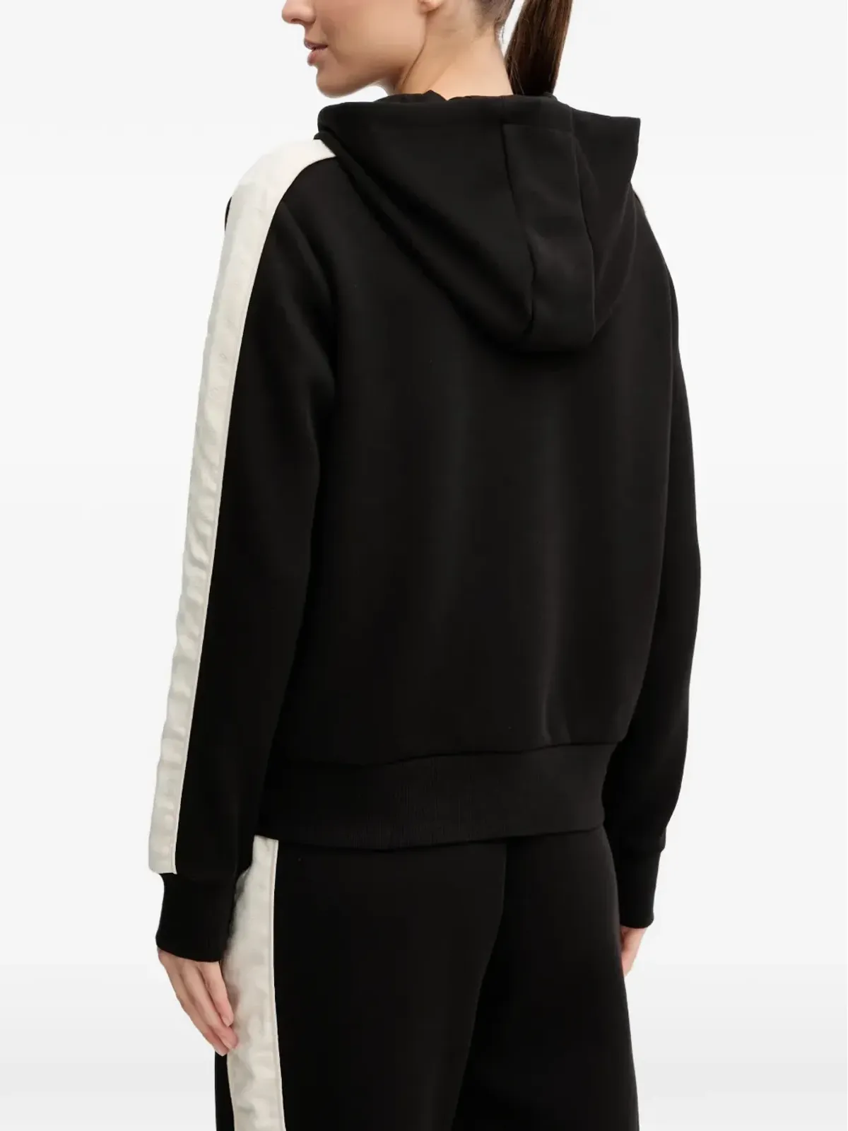 GUESS USA ストライプジップフードパーカー - 画像3