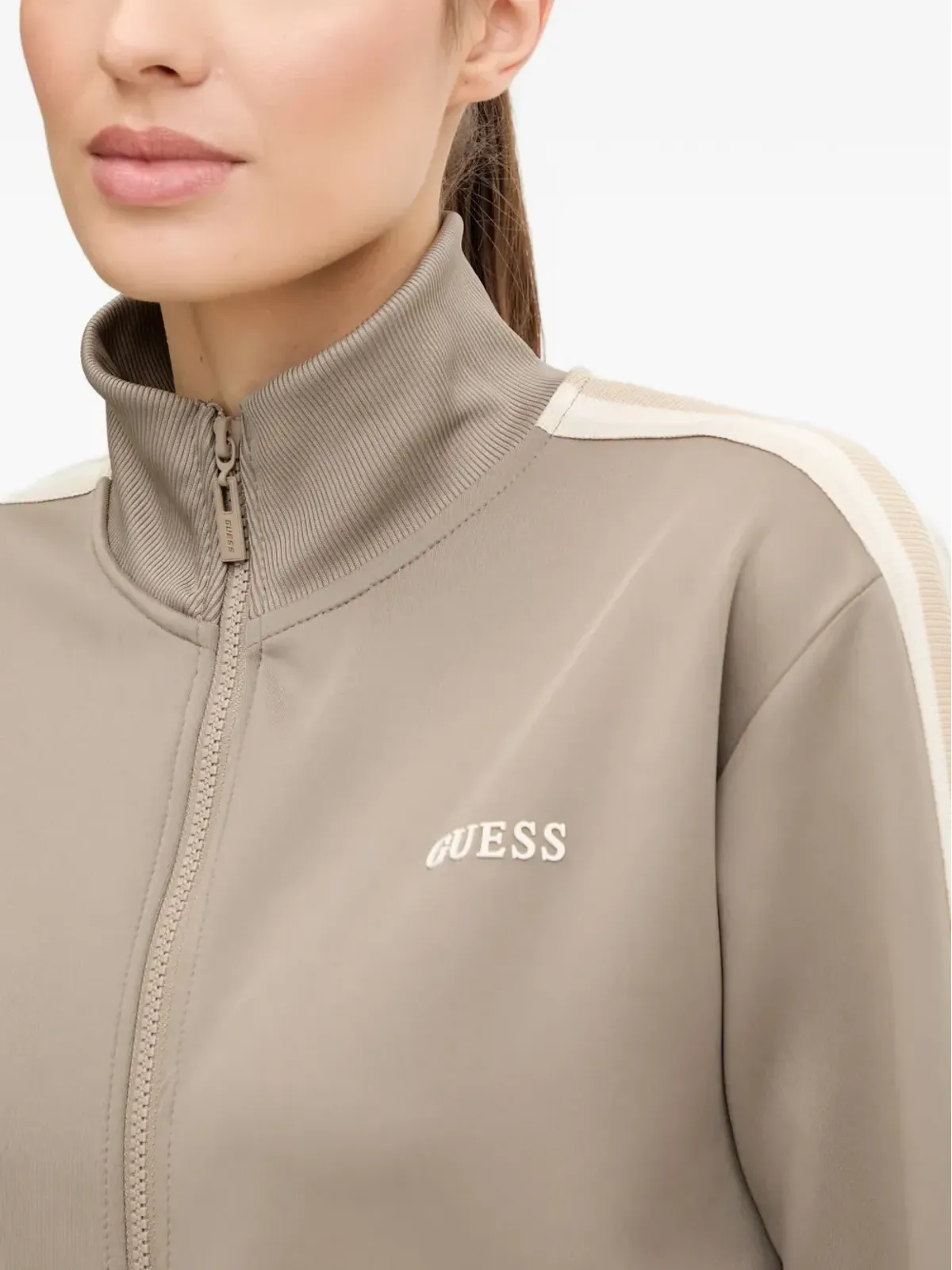 GUESS USA ジップストライプトップス - 画像5