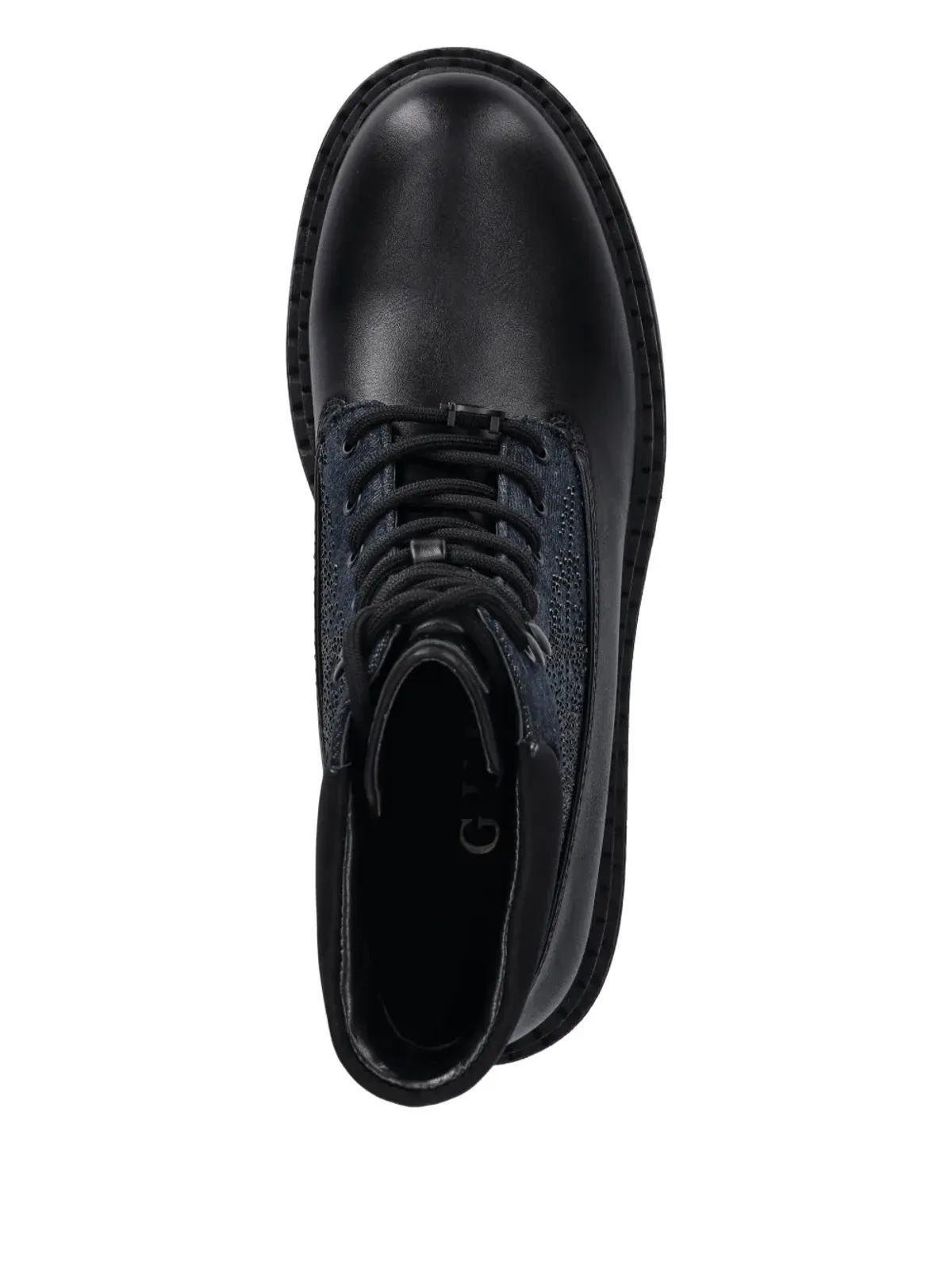 GUESS USA 装飾付きレースアップブーツ - Black - 画像4