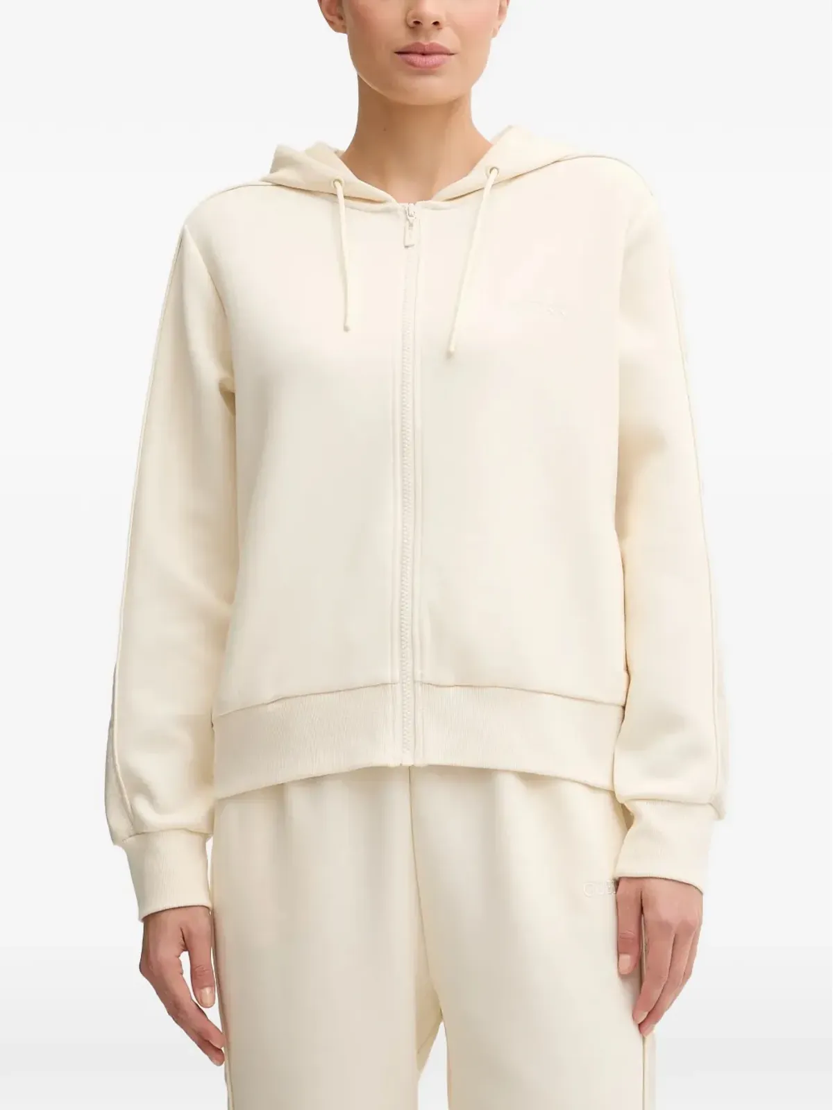 GUESS USA ジップアップフード付きトップス - ニュートラルカラー - 画像1