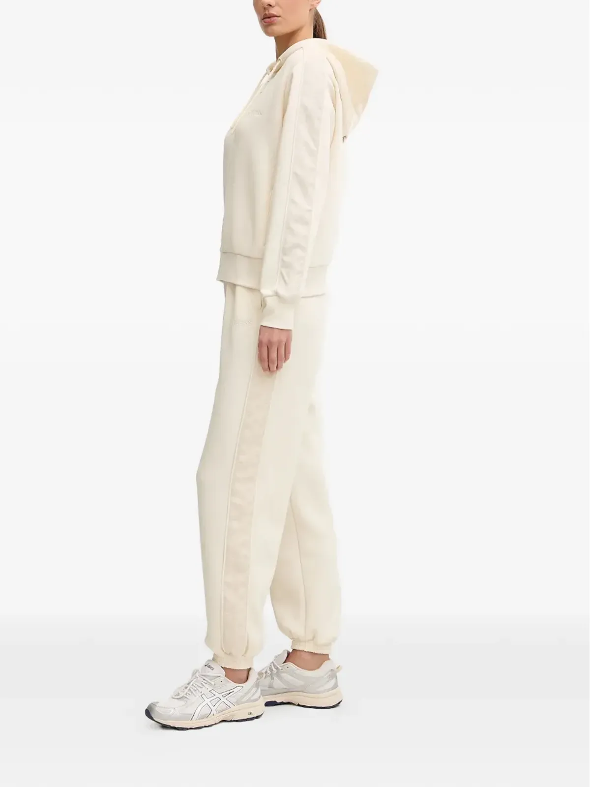 GUESS USA ジップアップフード付きトップス - ニュートラルカラー - 画像3
