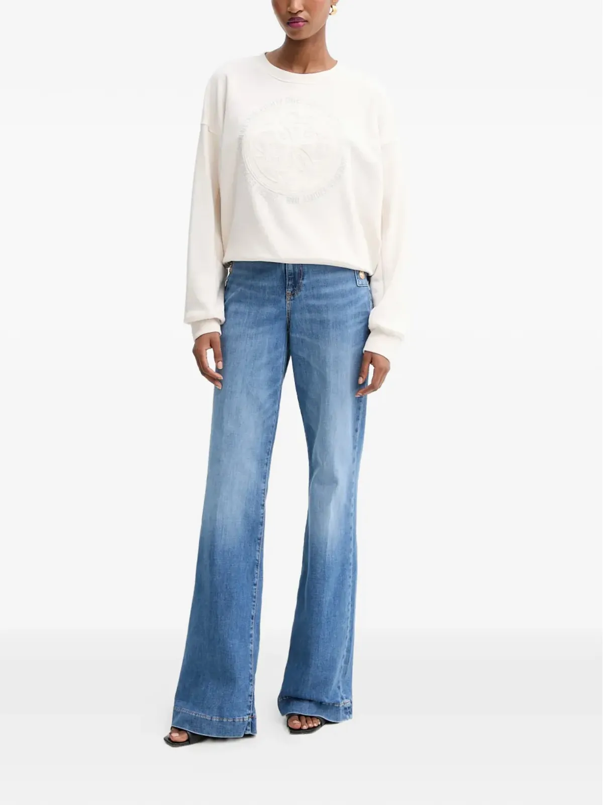 GUESS USA ボタンディテールジーンズ - 画像2