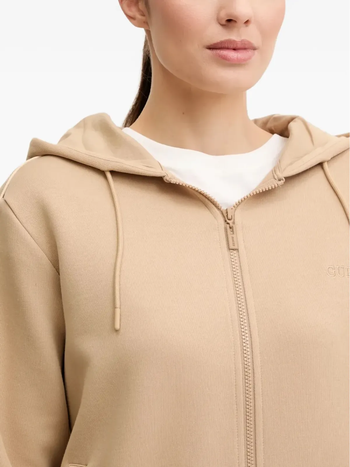 GUESS USA ジップアップパネルドフーディ - 画像5